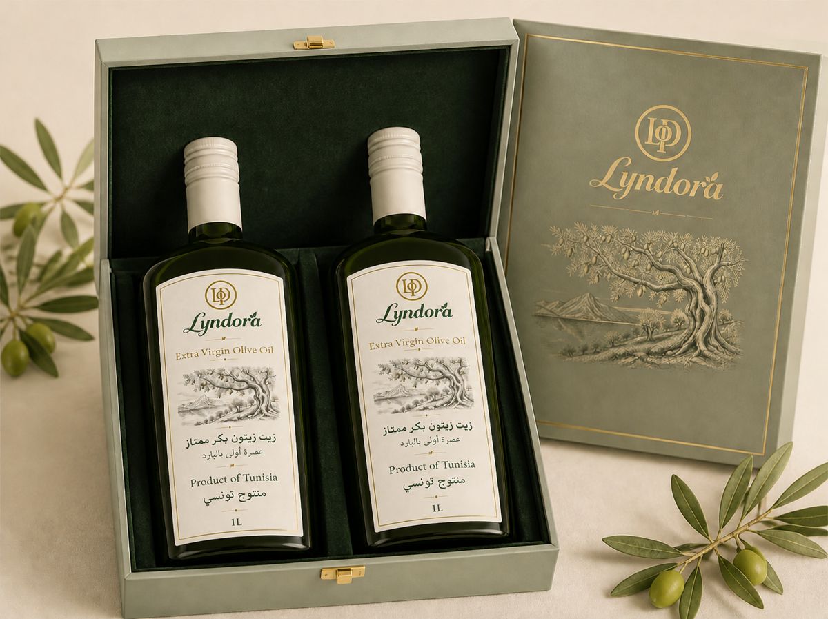 Lyndora Prestige gift box with two 500 ml bottles